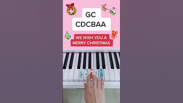 Thumbnail of We Wish You A Merry Christmas (Piano Tutorial) #wewishyouamerrychristmas #christmaspianomusic