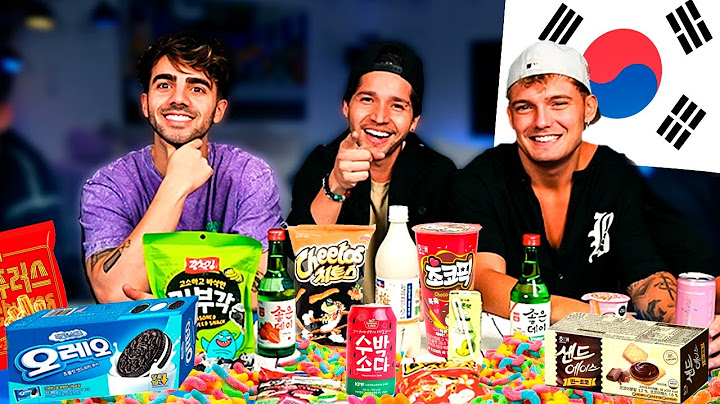 PROBANDO DULCES COREANOS CON FEDE VIGEVANI Y IAN LUCAS