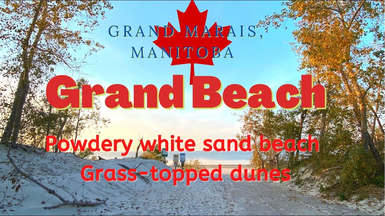 GRAND BEACH, Manitoba - October. One of the Best Beaches in North America. 