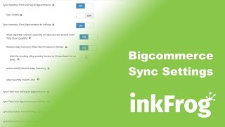 Bigcommerce: Store Connector Sync Settings