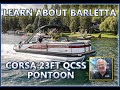 Learn About 2023 Barletta Corsa 23 QCSS Pontoon Boat, Mercury 200 HP V 6 For Sale, Mercury Outboard