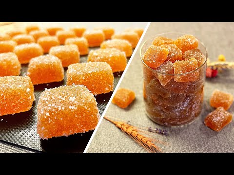 2 Ingredients Homemade Fruit Jellies / Plums Pastilles / Pate de Fruits