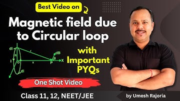 6. Magnetic field due to Circular Current loop | Important PYQs | Moving Charges & Magnetism #cbse