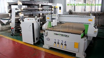 6KW HSD spindle wood cutting machine, 3 axis cnc router machine, 1325 Yaskawa servo cnc machine