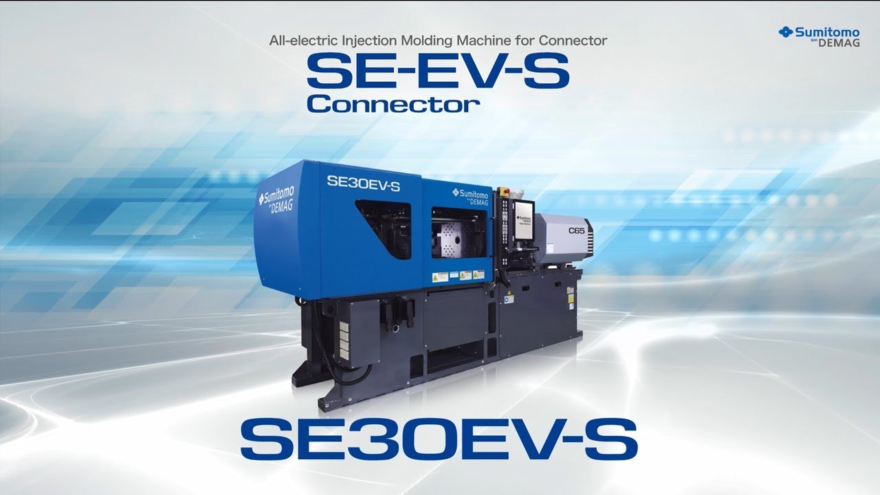 All-electric Injection Molding Machine for Connector SE30EV-S - YouTube