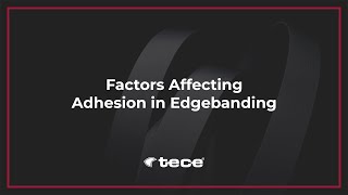 Factors Affecting Adhesion in Edgebanding