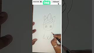 how to draw little unicorn #drawing #viral #public #shorts