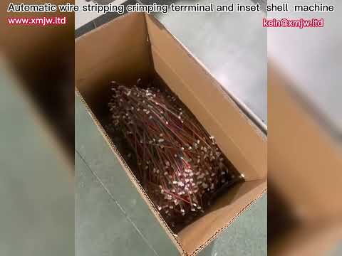 Automatic Wire Stripping, Crimping, Terminal, and Insert Shell Machine
