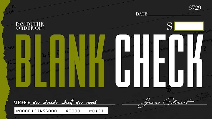Blank Check // Leap Over It!