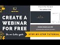FREE WEBINAR: HOW TO CREATE A WEBINAR FOR FREE IN 12 MINS – Host A Webinar On YouTube For Free