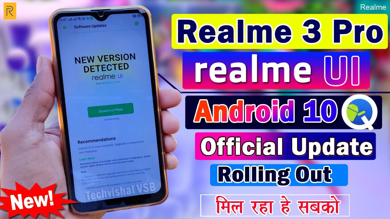 Realme 3 Pro Official Realme UI OTA Update With Android 10 Rolling Out ...