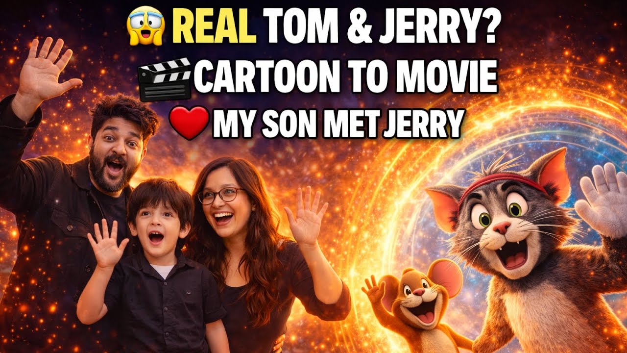 My Family Entered Tom & Jerry World 😱 Real Life Movie 
