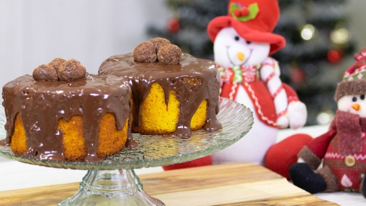 PANETONE DE BOLO DE CENOURA | COM RECHEIO DE BRIGADEIRO