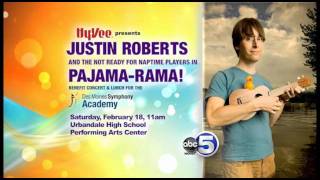 Justin Roberts in Pajama-Rama on Feb 18, 2012!