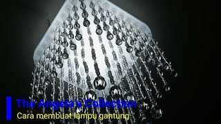 Cara memasang lampu hias tempel, pastikan jika plafon terbuat dari bahan sejenis pvc ataupun gypsum . 