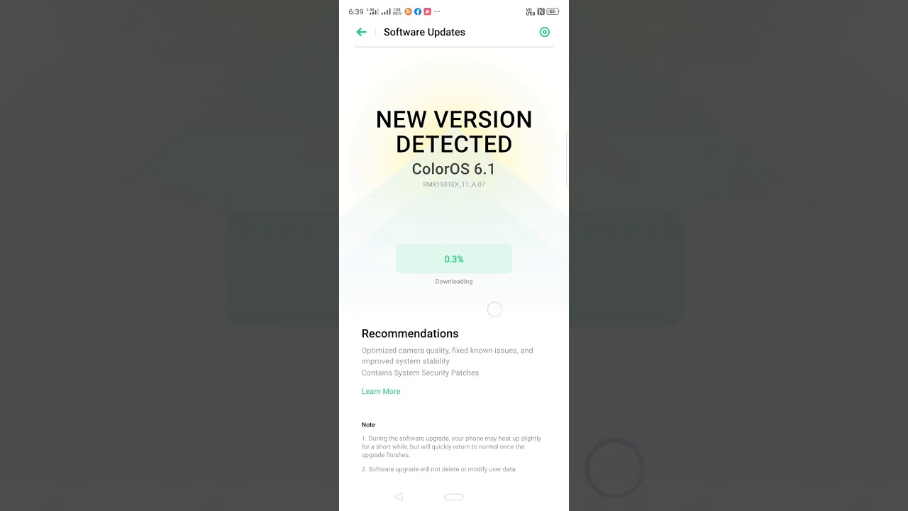 Got update in realme x2 pro