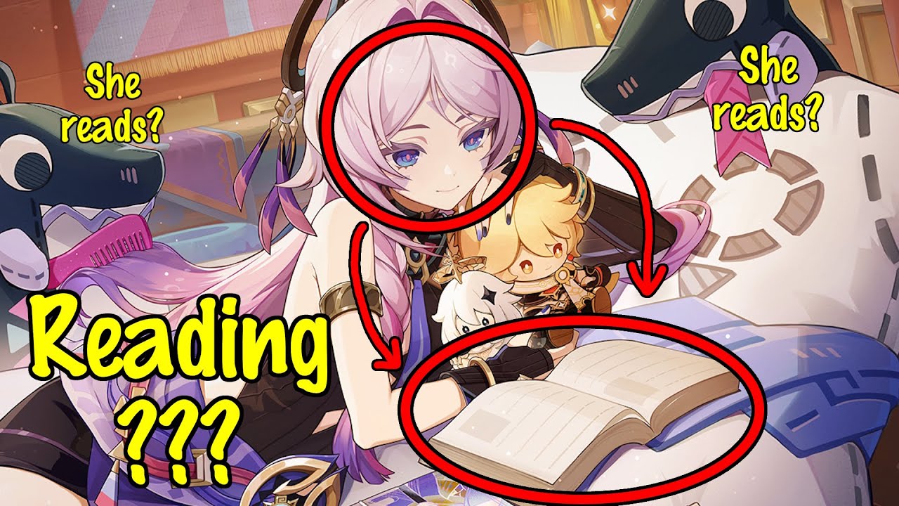 Wait... Reading? in GENSHIN IMPACT!!?!?! - YouTube