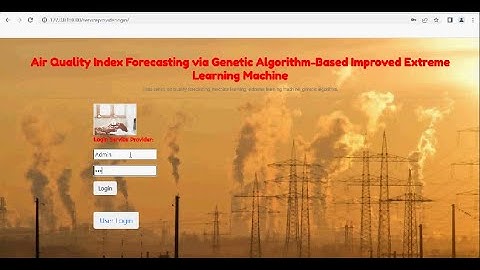 Air Quality Index Forecasting via Genetic Algorithm Based Improved Extreme Learning Machine