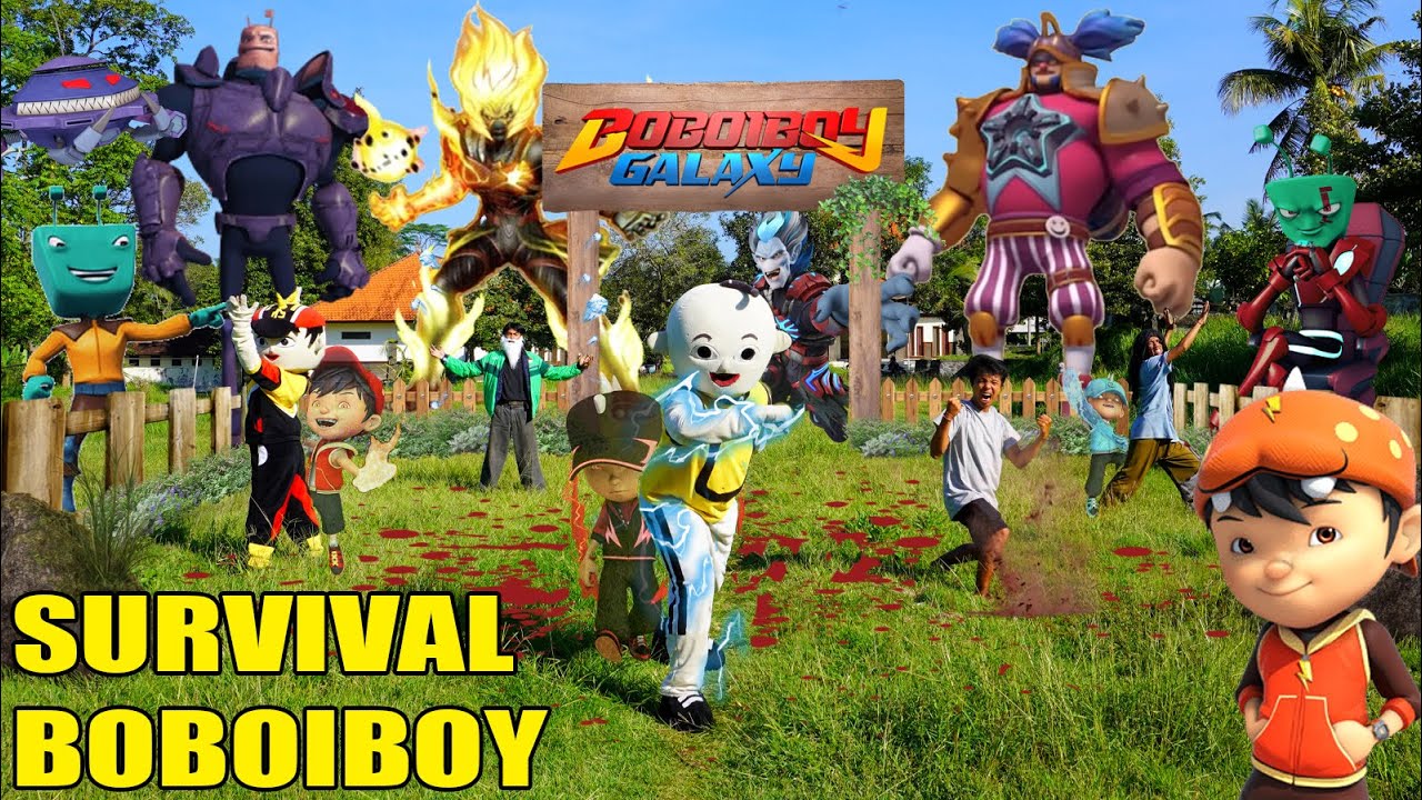 KITA SURVIVAL DII LOKASI BOBIBOY?!