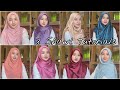 8 Shawl Tutorials ( Labuh Depan Belakang )