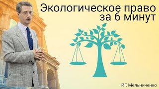 Экологическое право за 6 минут