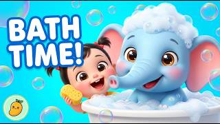 Splish Splash Bath Time Song 🛁 | Baby Elephant Bath | Mali & Friends Nursery Rhymes