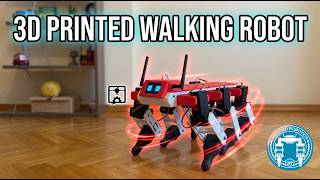 3D Printed DIY Hexapod Robot Dog Indoor Walking Tests