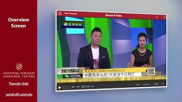 Thematic Units Screencast by the National Foreign Language Center (NFLC)