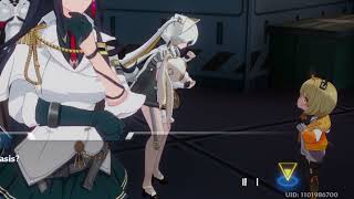 Ruby and Mi-a playing Rock Paper Scissors [Tower of Fantasy]