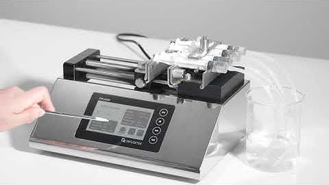 DK Infusetek Syringe Pump Add Common Working Mode Operation