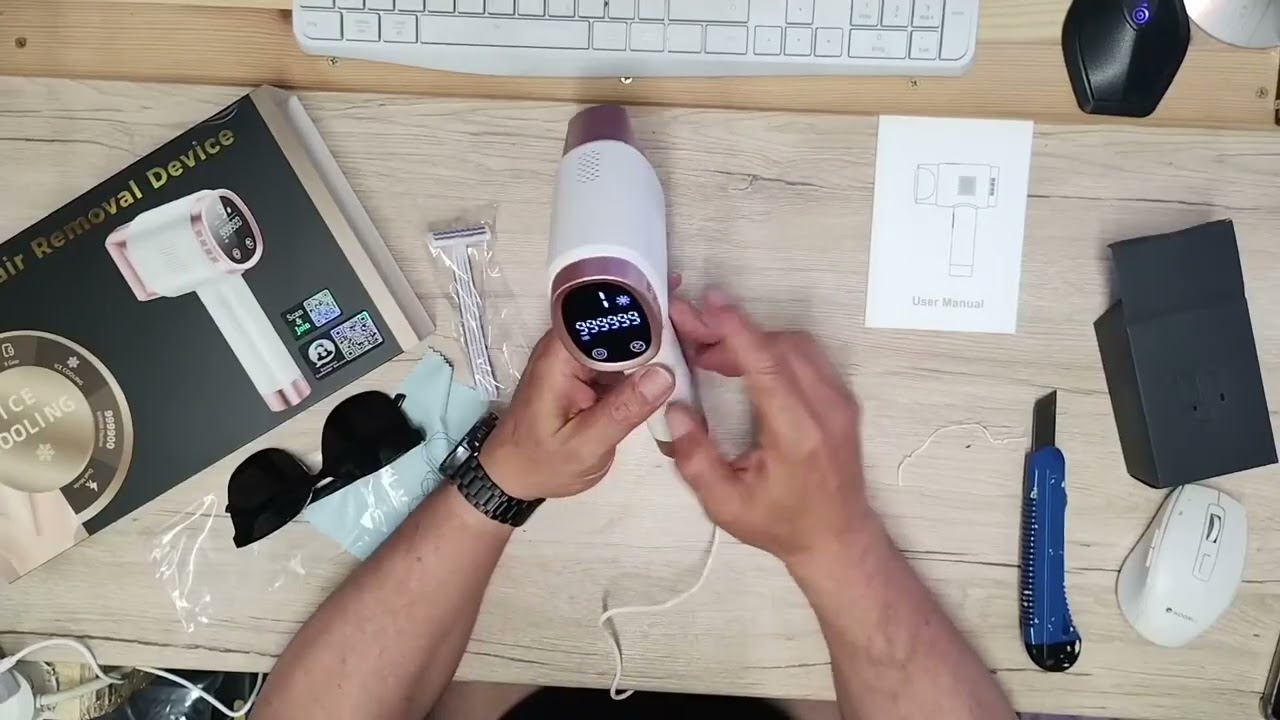 3 IN 1 IPL device hair removal with cooling function, smooth skin