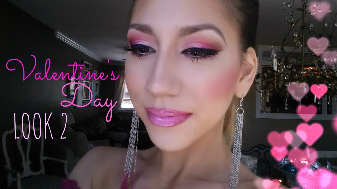 Valentine's Day Look 2 ♥ Pink & Girly ! Collab. with Ashley Elizabeth - YouTube