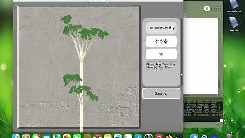 Aspen Tree Generator using L-Systems in Processing [Final Demo]