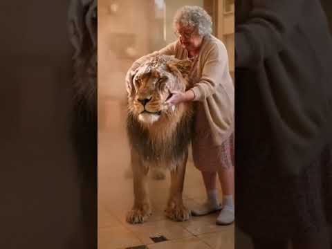 Granny loves giving bath to the king 😂 #funny #funnyvideo