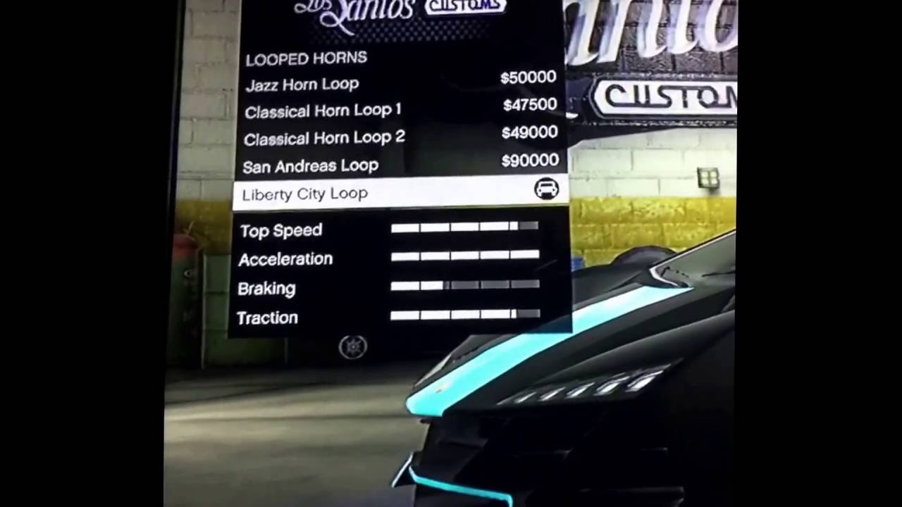 Liberty city horn GTA 5 YouTube
