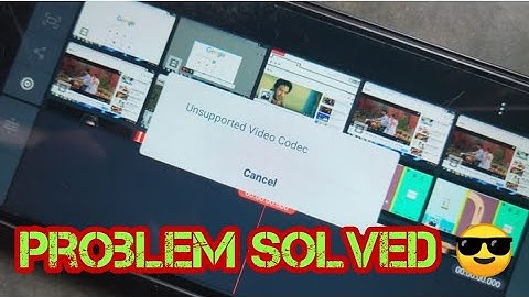 unsupported video codec problem solved  | how to solve unsupported video codec error in hindi