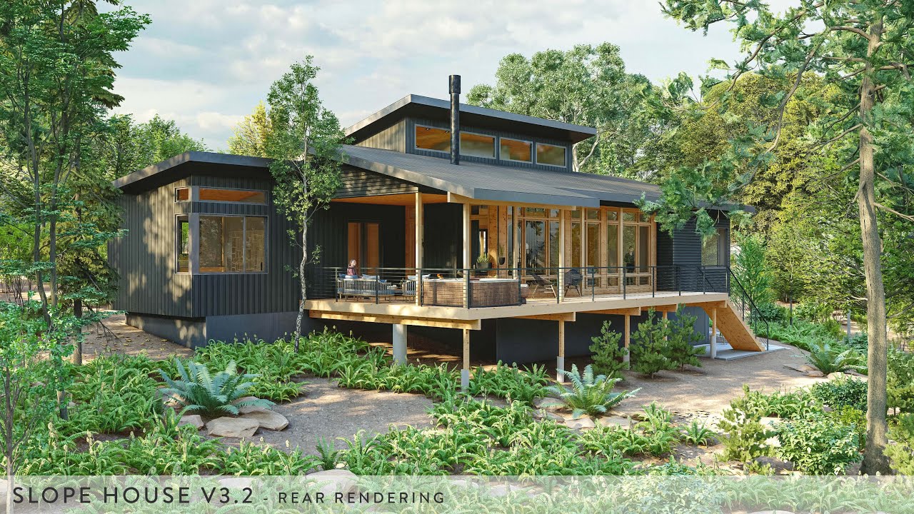 Lot A3 Cardinal Road Cedar Mountain, NC Slope House v3.2 in Sherwood Forest YouTube