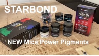 WOW! Starbond Mica Power Pigments Testing