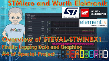 Gegevens vastleggen en grafisch weergeven met de SensorTile - STEVAL-STWINBX1