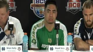 2013 Discover BCS National Championship Post Game Press Conference | Notre Dame