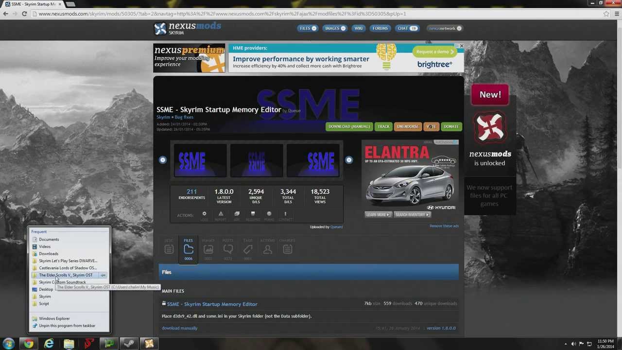 Skyrim Mod Talk Update: SSME The Holy Grail of Fixes