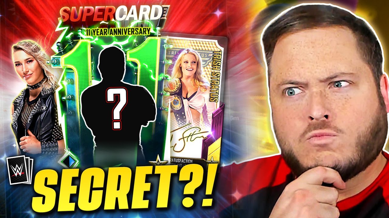 SECRET 11th ANNIVERSARY CARD Hidden in WWE SuperCard?! More FREE Birthday Cards!