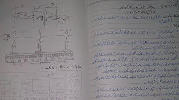 10 class physics experiment 12.5 practical notebook Punjab board