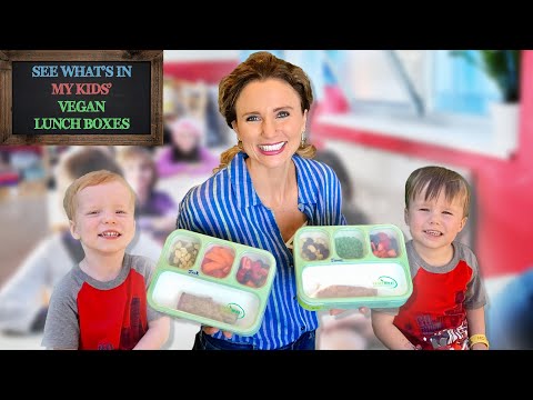 See What's Inside My Kids' Vegan Lunchboxes!