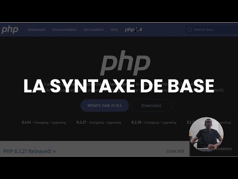 PHP - La syntaxe de base