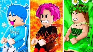 Three Element:La gran guerra elemental de fuego y hielo | ROBLOX Brookhaven🏡RP - MOMENTOS DIVERTIDOS