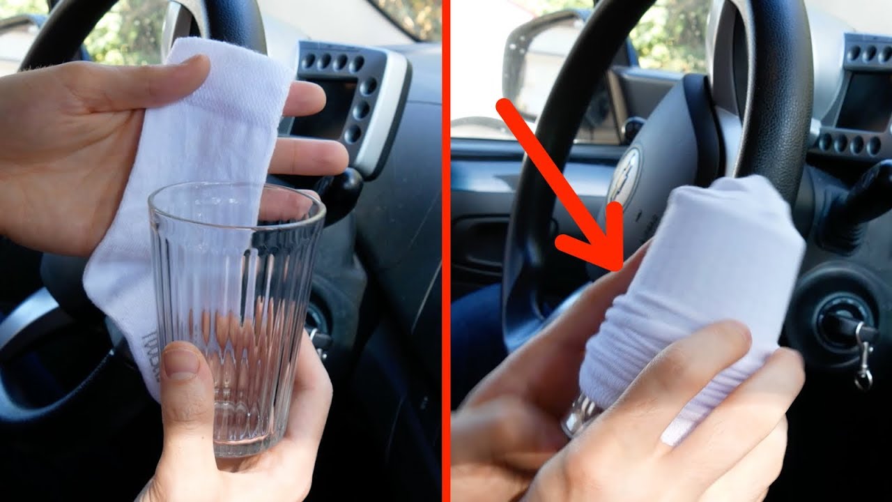 Put A Sock Over The Glass And Put It Inside The Car - Every Driver ...
