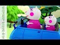 The Strong Wind Peppa Pig tv toys stop motion animation in english