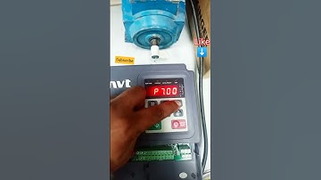 INVT inverter parameter setting. Jog ky button ki madad sy motor ko chalany ka tareeqa. #invt #vfd