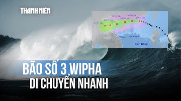 Bão số 3 Wipha mạnh cấp 11, di chuyển nhanh vào vịnh Bắc bộ